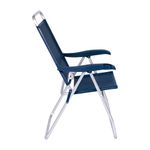 Cadeira Reclin vel Mor Boreal Alum nio Azul Marinho - 2165 2