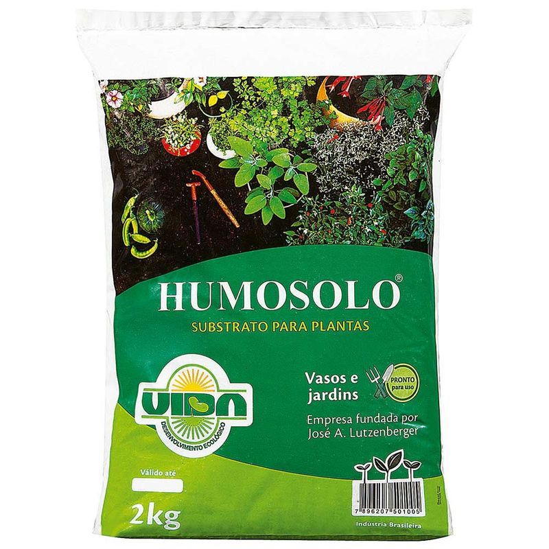 Humosolo Vida 2kg - Condicionador de Solo Org nico 0