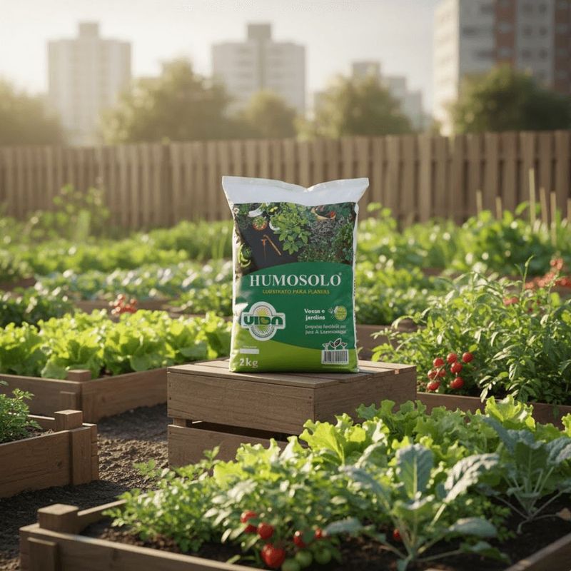 Humosolo Vida 2kg - Condicionador de Solo Org nico 2