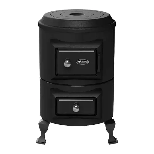 Estufa Salamandra Venax - Preta