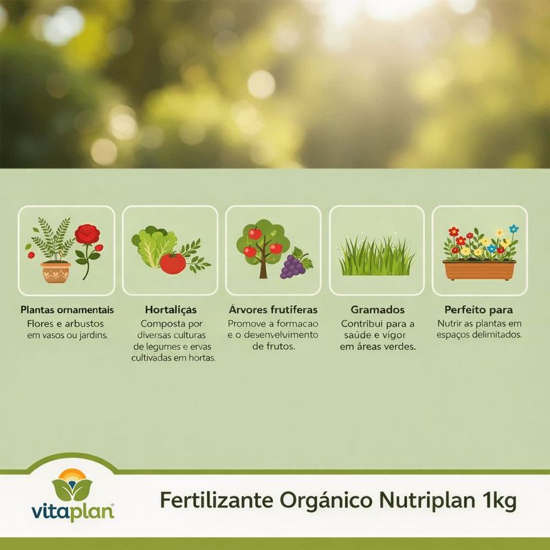 Fertilizante Organico Nutriplan 1kg 2