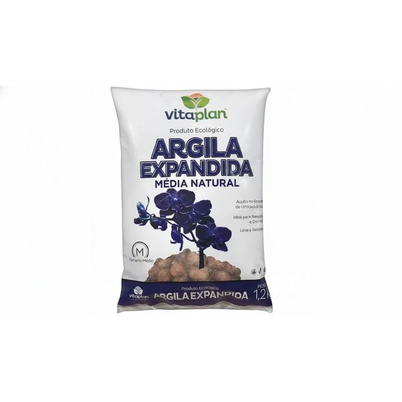 Argila Expandida Media Natural Nutriplan 1 2kg 0