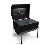 Churrasqueira Campeira P Preta Carv o Chapa Galv  0