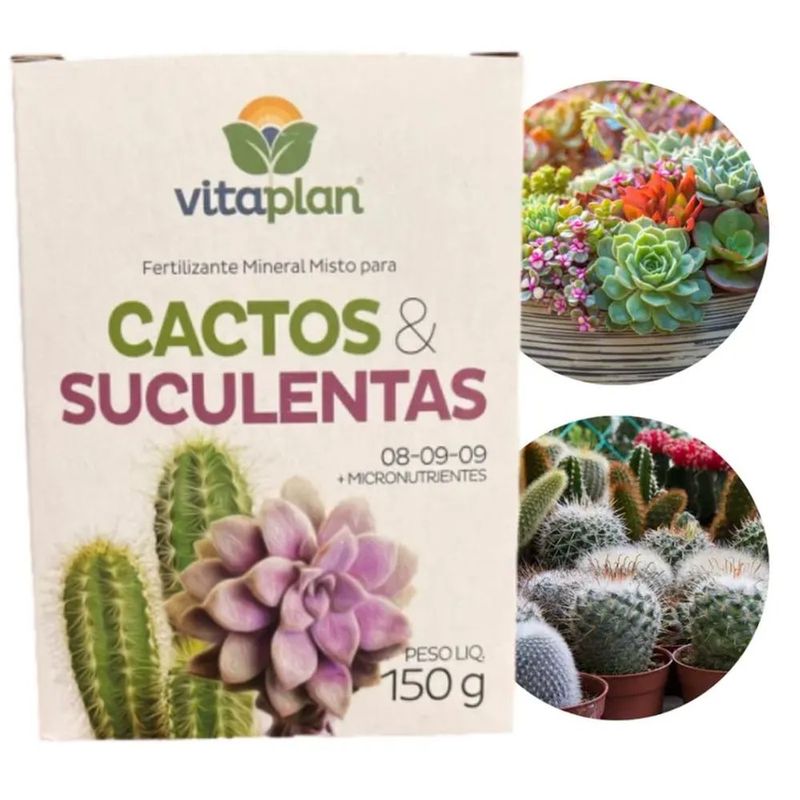 Fertilizante P Cactos E Suculentas Nutriplan 150gr 1