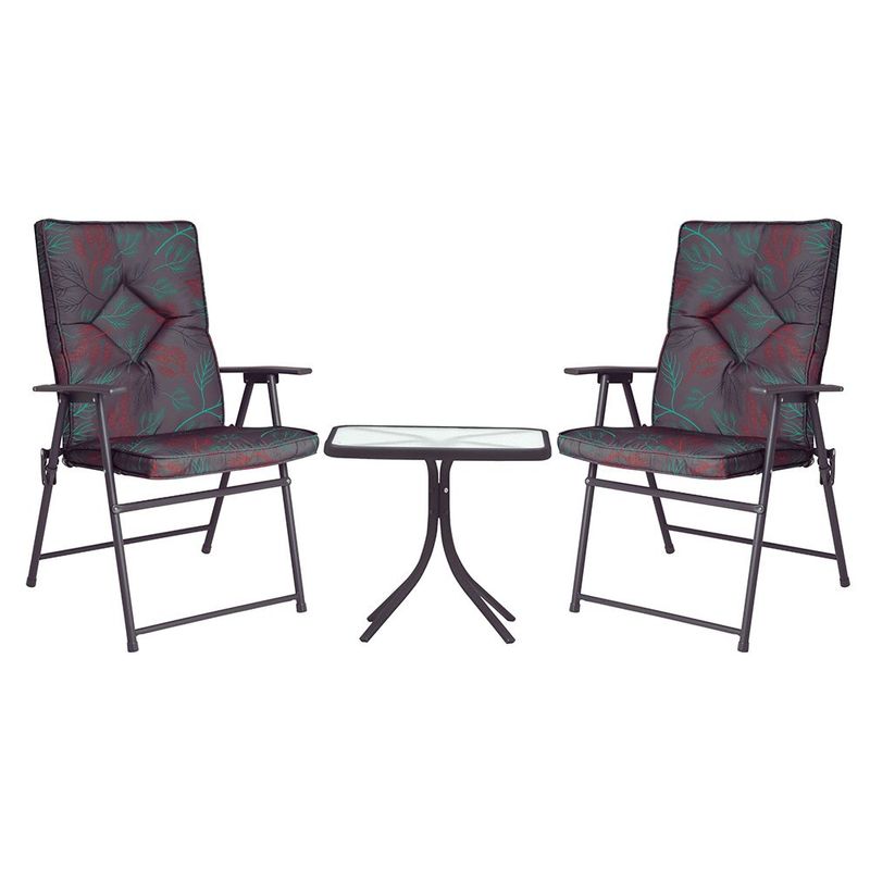 Conjunto Jardim Estofado K3 Grafite Mor 0