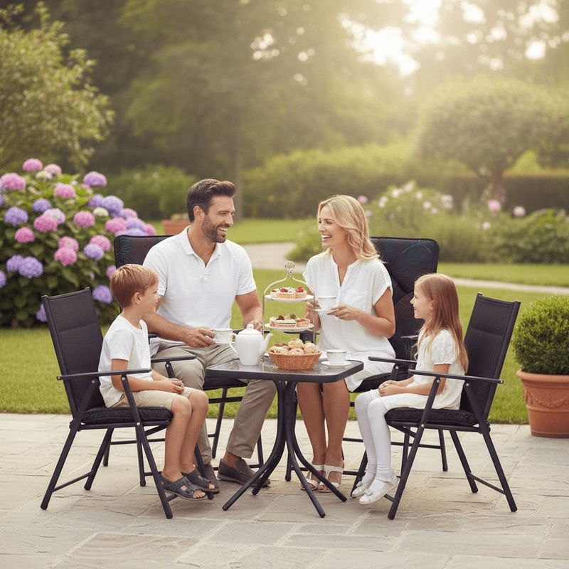 Conjunto Jardim Estofado K3 Grafite Mor 4