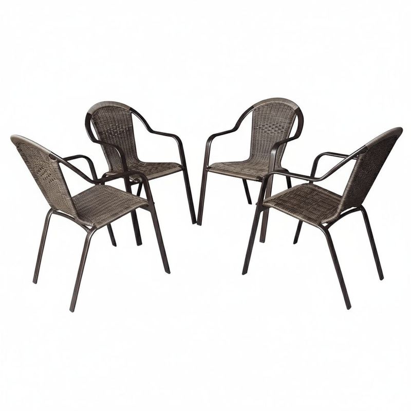 Conjunto De Jardim Mor Kalahari  1 Mesa Com 6 Cadeiras -9143 1