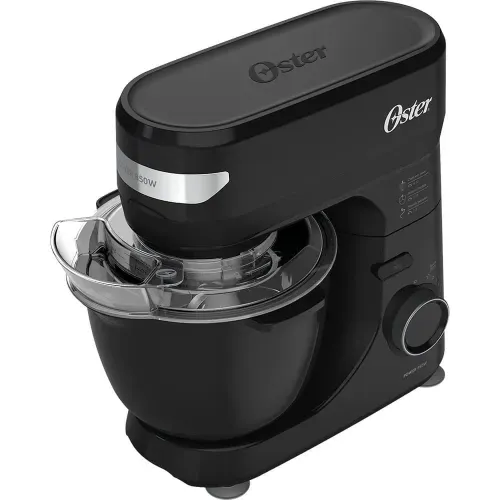 Batedeira Planetária Oster Bowl III, 12 Velocidades, 850W, Preta - OBAT640 220V