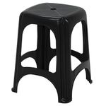 Conjunto 10 Banquetas Pl sticas Niter i Preta Tramontina 1