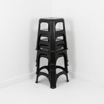 Conjunto 10 Banquetas Pl sticas Niter i Preta Tramontina 3