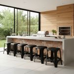 Conjunto 10 Banquetas Pl sticas Niter i Preta Tramontina 4