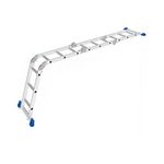 Escada de Alum nio Mor 4 x 3 12 Degraus Multifuncional  8 em 1 - 5221 2