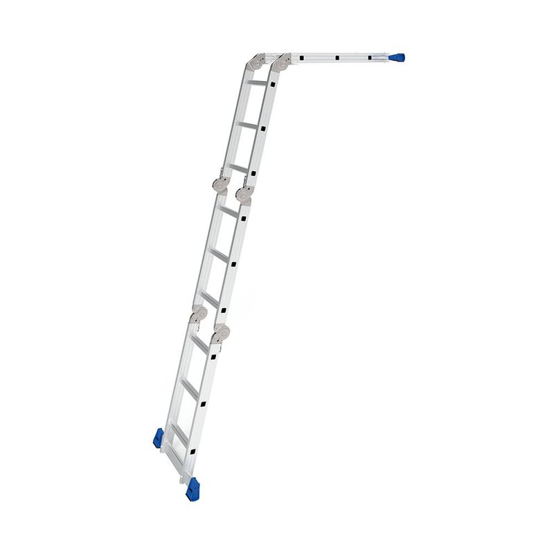 Escada de Alum nio Mor 4 x 3 12 Degraus Multifuncional  8 em 1 - 5221 3