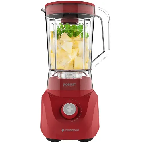 Liquidificador Cadence Robust, 1000W, 3,3L, 12 Velocidades, Vermelho - LIQ411 220V