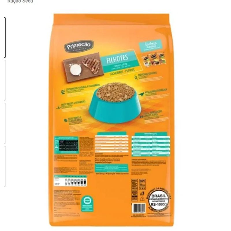 Ra  o Hercosul Primocao Jr Filhotes 10 1kg 1