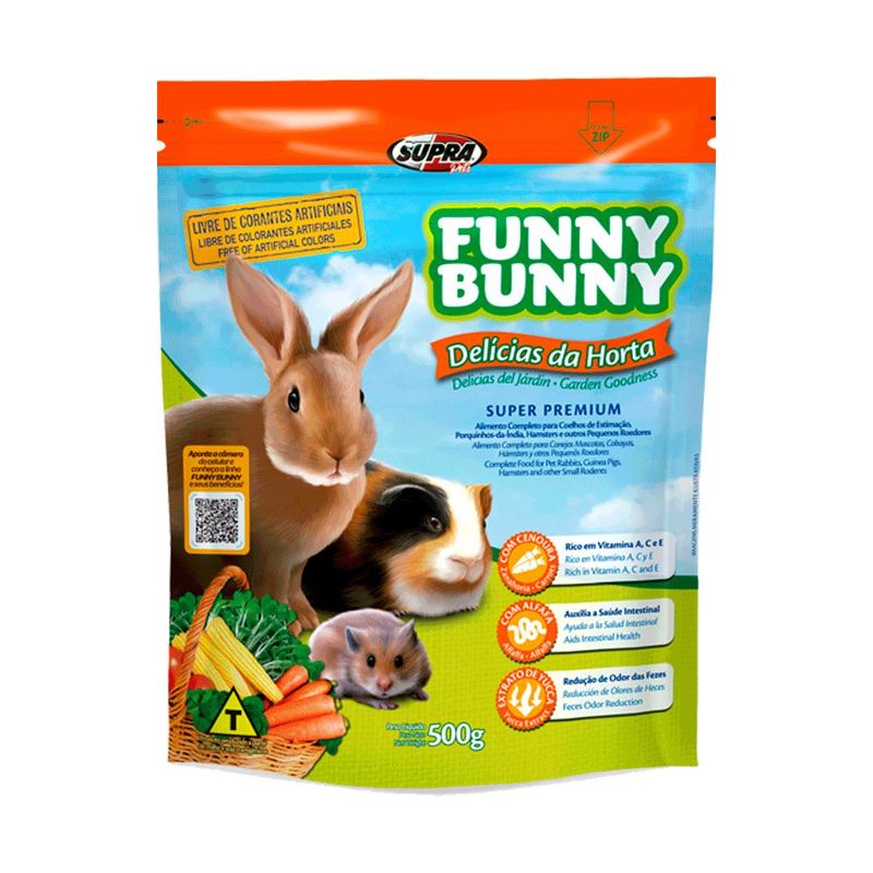 Ra  o Supra Funny Bunny Delicias Da Horta 500gr 0