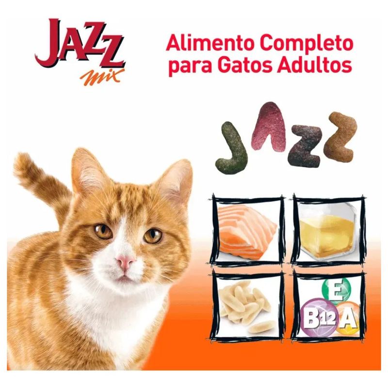 Ra  o Supra Jazz Mix Gatos Adultos 1kg 1