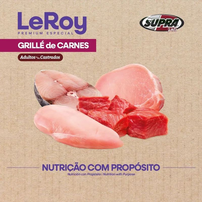Ra  o Supra Leroy Grille De Carnes Castrados 10 1kg 2