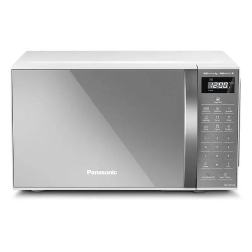 Micro-ondas Panasonic ST27L 21L Antibactéria AG Branco Espelhado 220V