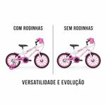 Bicicleta Mormaii Kiss Aro 16 Rosa C  Rodinhas 2