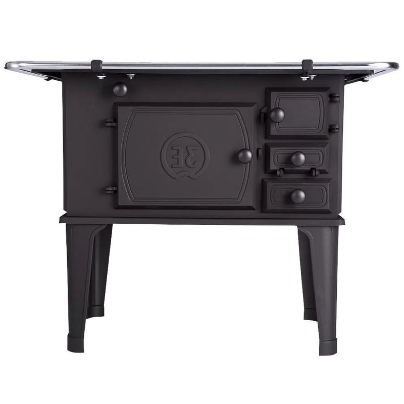 Fog o a Lenha de Ferro 3E N 1 sem Tampa - Sa da Lado Esquerdo 0