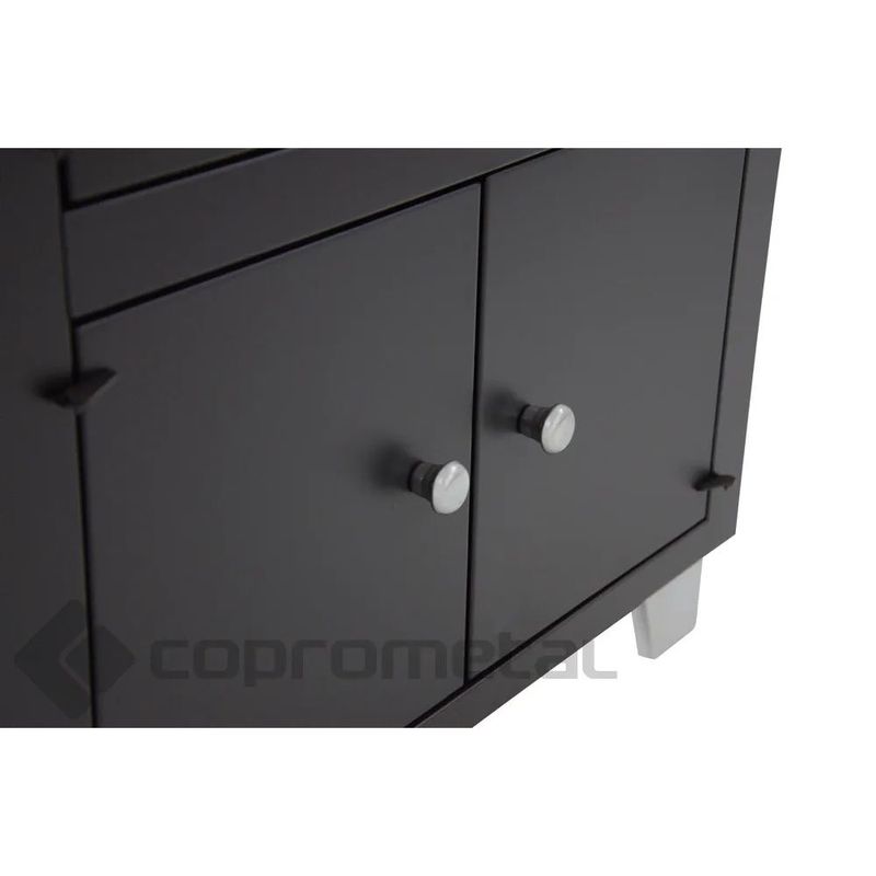 Fog o a Lenha Antonow Roma Preto - Chapa Vitrocer mica - Sa da Lado Esquerdo 5