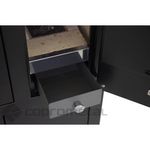 Fog o a Lenha Antonow Roma Preto - Chapa Vitrocer mica - Sa da Lado Esquerdo 7