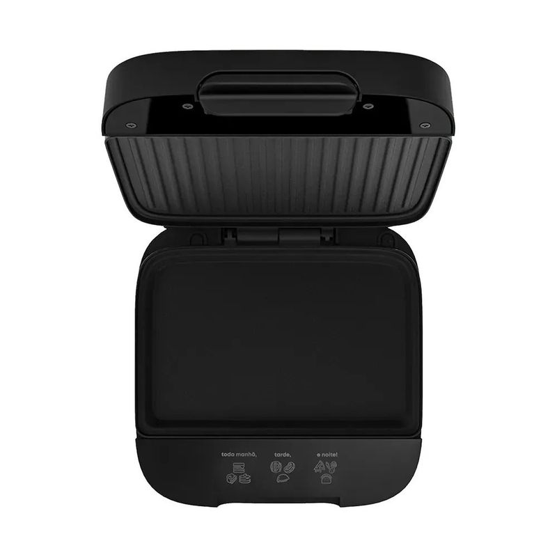 Mini Grill e Sanduicheira Cadence Click  750W  Preto - SAN400 220V 2