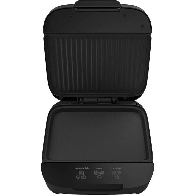 Mini Grill e Sanduicheira Cadence Click  750W  Preto - SAN400 220V 3