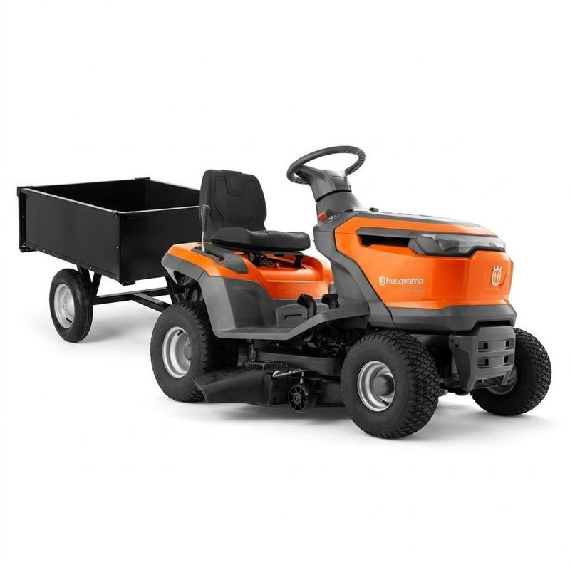 Kit Trator Husqvarna TS114 para Corte de Grama com 2 Compartimentos 0