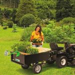 Kit Trator Husqvarna TS114 para Corte de Grama com 2 Compartimentos 10