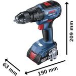 Parafusadeira   Furadeira Bosch de Impacto GSB 18V-50  Funcionamento a Bateria - 06019H51E0-000 Bivolt 2
