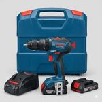 Parafusadeira   Furadeira Bosch de Impacto GSB 18V-50  Funcionamento a Bateria - 06019H51E0-000 Bivolt 6