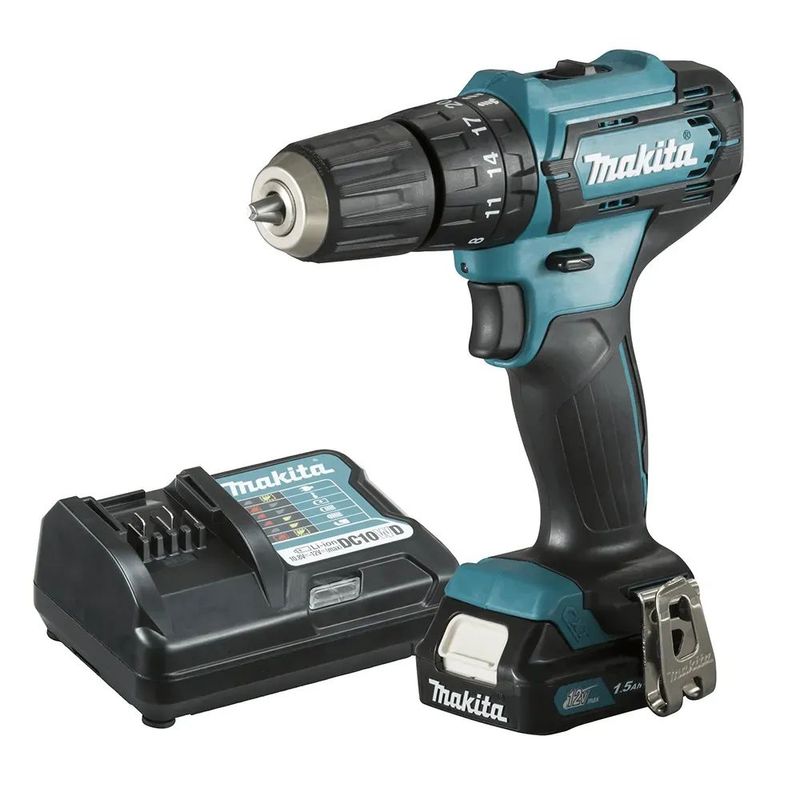 Parafusadeira   Furadeira 3 8  com Impacto Makita  Funcionamento a Bateria - HP333DWYX3 Bivolt 0