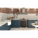 Fog o a Lenha Antonow Dakota Preto 65cm x 45cm com Chapa Vitrocer mica - Chamin  Sa da Lado Direito 3