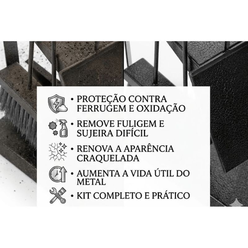 Kit Limpeza Craquelado Metavila Pr Kl250cp 4
