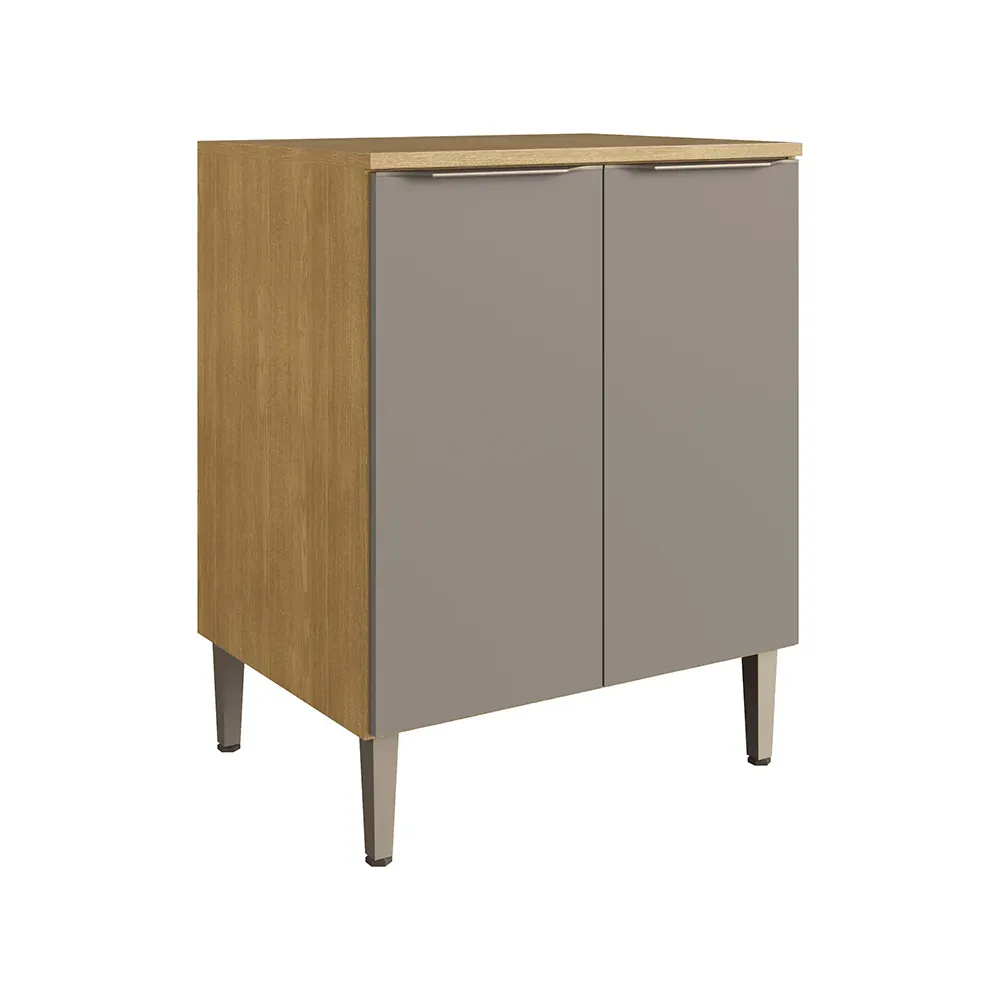 Encontraproduto.com.br - Balcão com Tampo 2 Portas 70cm Laura Cadorin Móveis