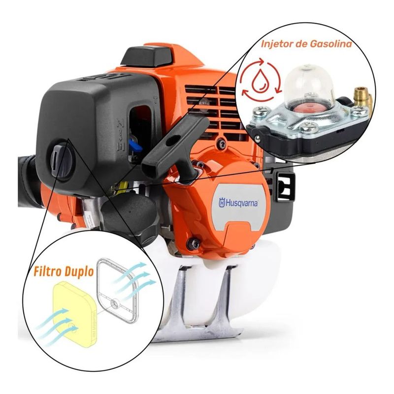 Kit Ro adeira   Gasolina Husqvarna 236RS Com Acess rios 2