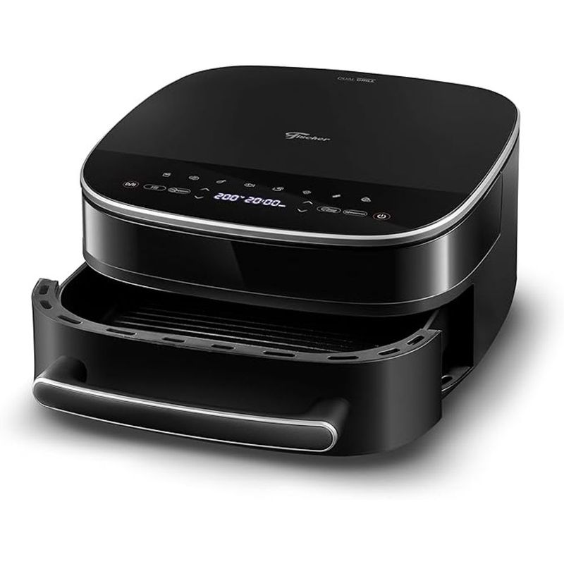 Fritadeira Air Fryer Fischer Dual Grill 6l-220v 3