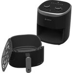 Fritadeira Sem  leo Pratic Fryer Cadence FRT420 Preta 220V 3
