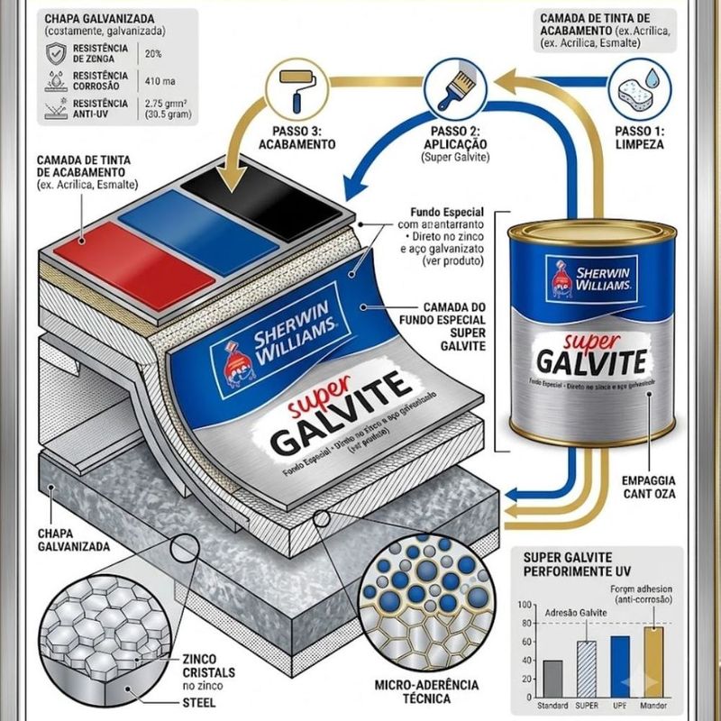 Fundo Especial Sherwin-Williams Super Galvite 3 6L - 8050501 4