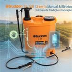 Pulverizador Costal 2 em 1 El trico a Bateria e Manual Brudden SS-20B 20L - 9320195 4