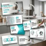 Torneira Eletr nica Zagonel Prima Touch  5 500W - 220V 5