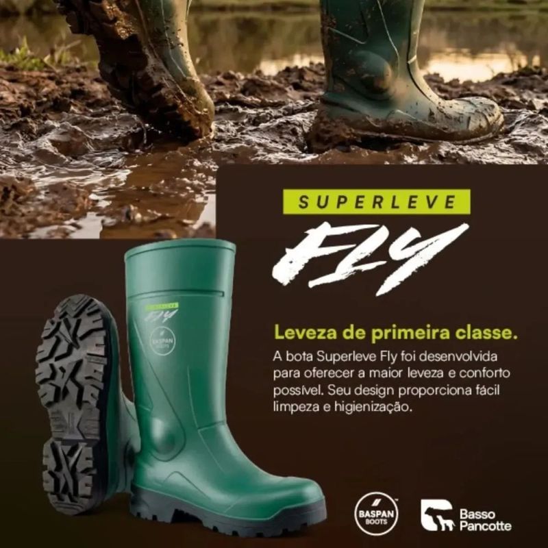 Bota Superleve Baspan Fly Verde N 43 4